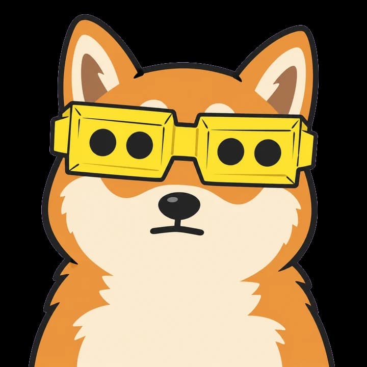 Goggles the shiba