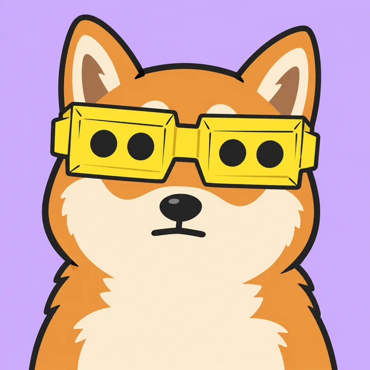 Goggles the shiba